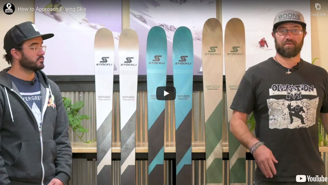 Happy Hour Review: How to Approach Buying Skis - Boone Mountain Sports