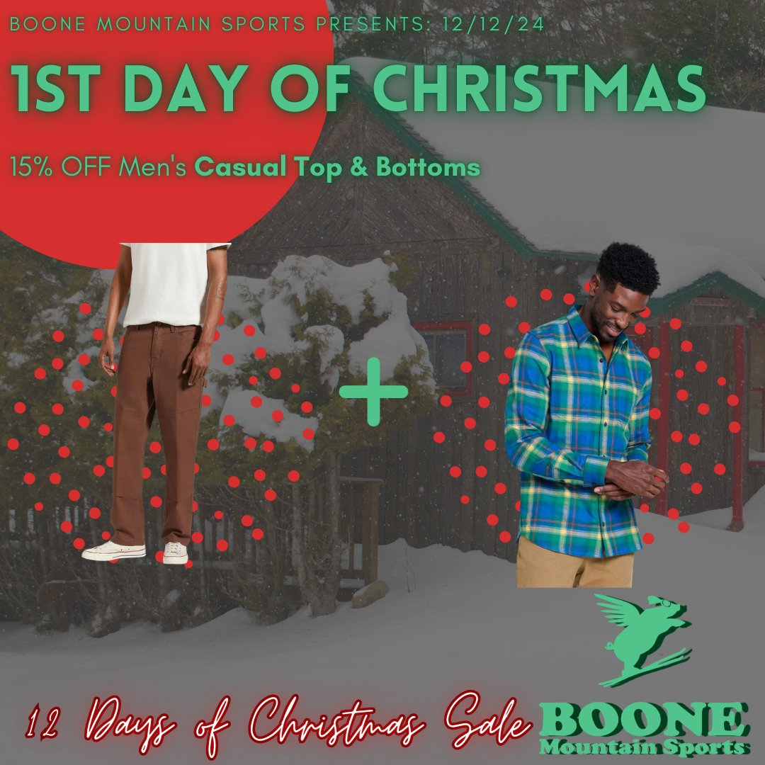 20% OFF Men's Casual Tops & Bottoms