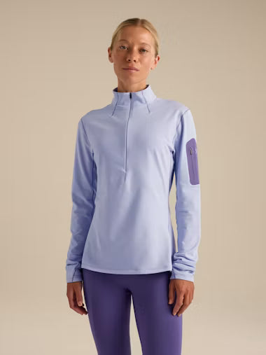 W RHO ZIP NECK