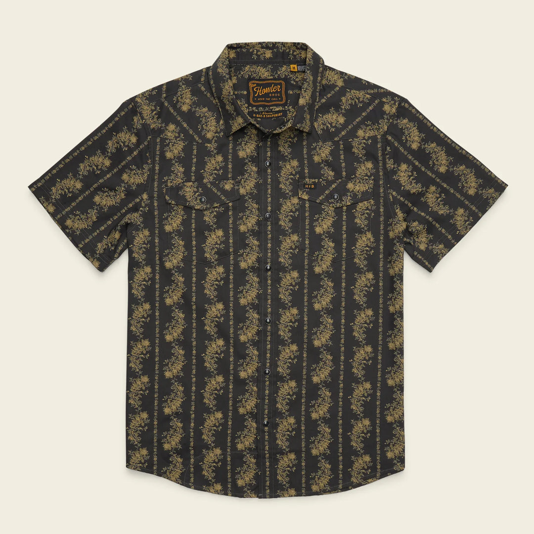 M H BAR B SNAPSHIRT