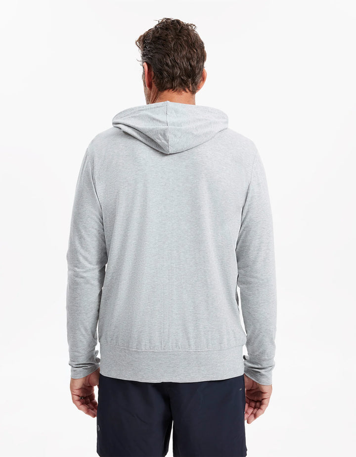 M SUMMER ESSENTIAL HOODED ZIP TOP