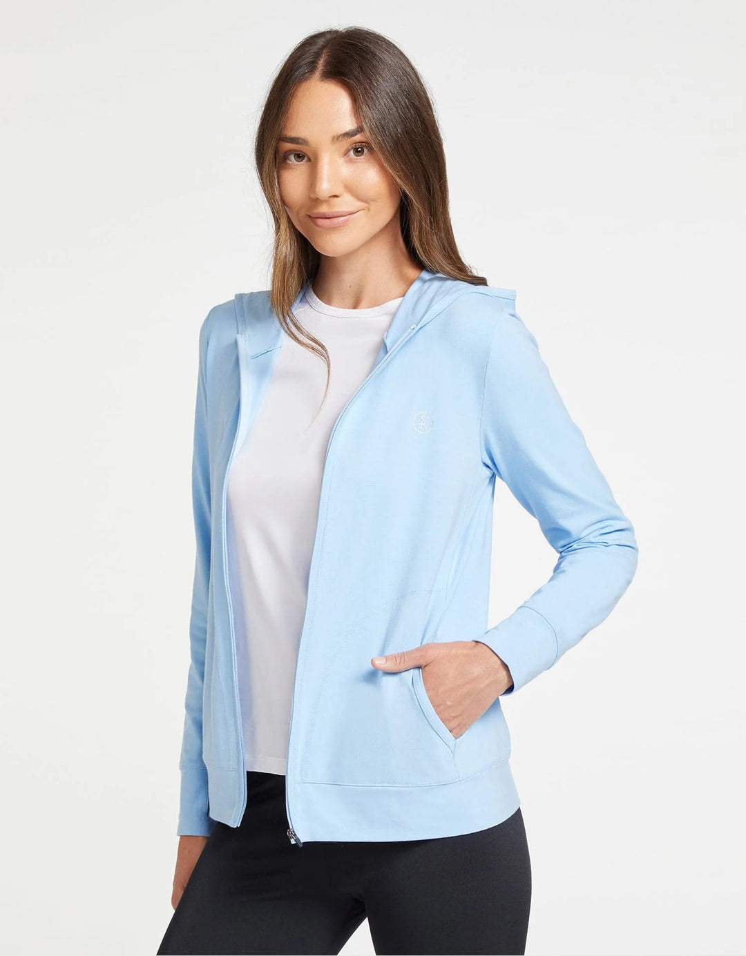 W LUXE HOODED FULL ZIP