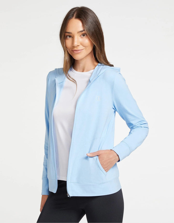 W LUXE HOODED FULL ZIP