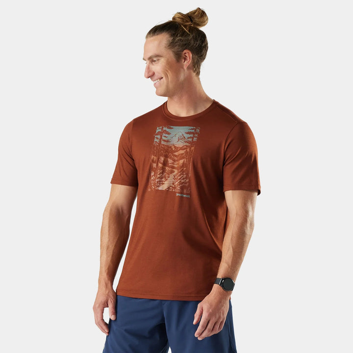 Boone Mountain Sports - M WINDING TRAIL ACTIVE SHORT SLEEVE GRAPHIC TEE