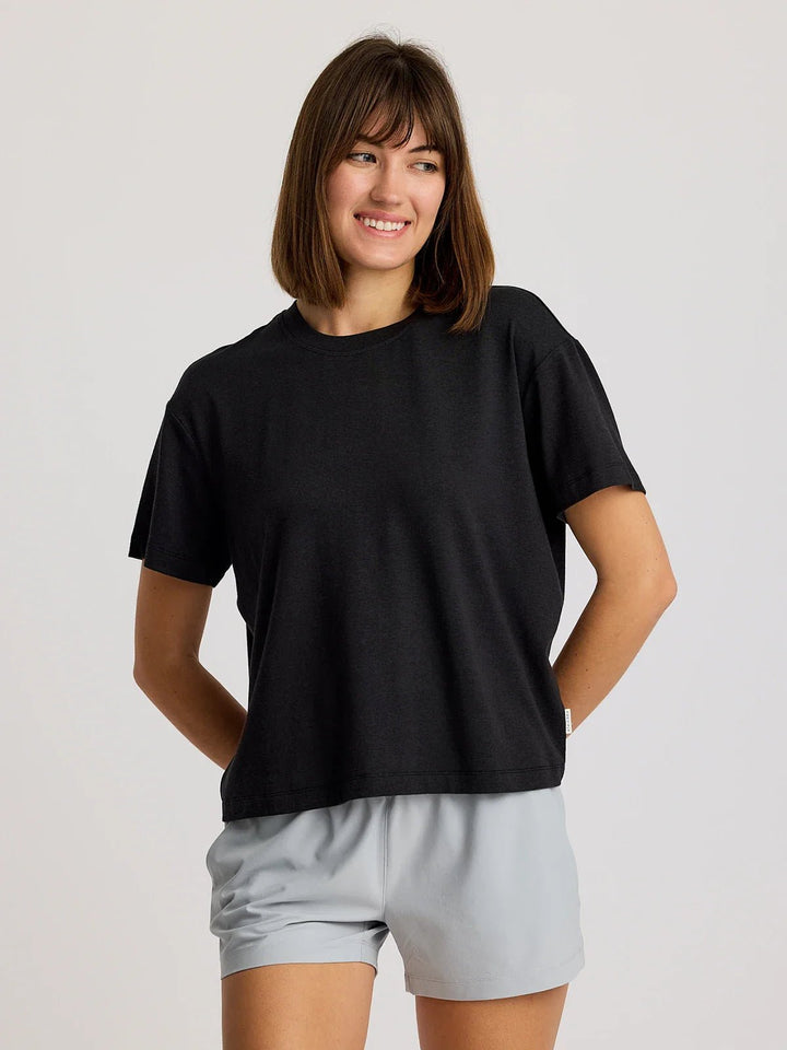 Boone Mountain Sports - W BAMBOO CURRENT BOXY TEE