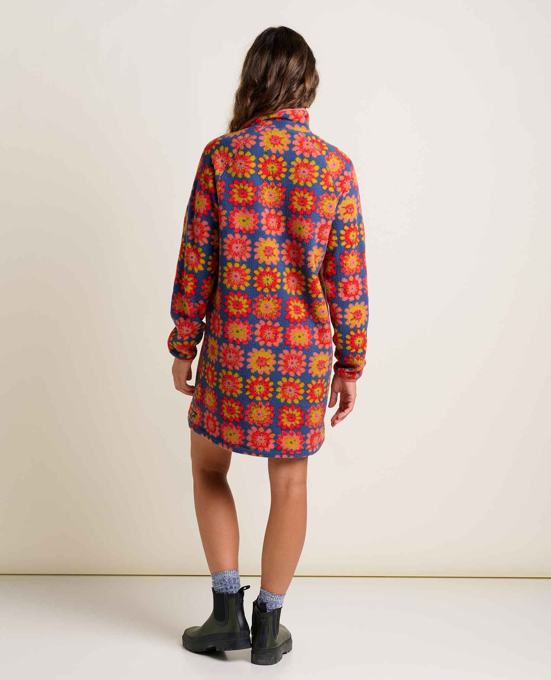 Boone Mountain Sports - W CAMPO FLEECE 1/4 SNAP DRESS