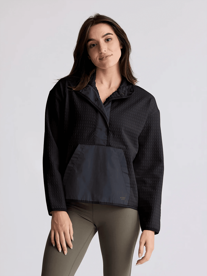 Boone Mountain Sports - W GRIDBACK FLEECE SNAP PULLOVER