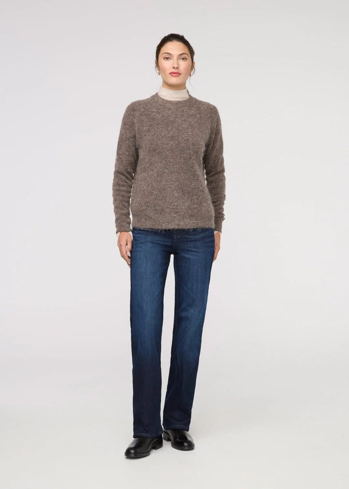 Boone Mountain Sports - W TECH FLEECE DENIM HIGH RISE STRAIGHT