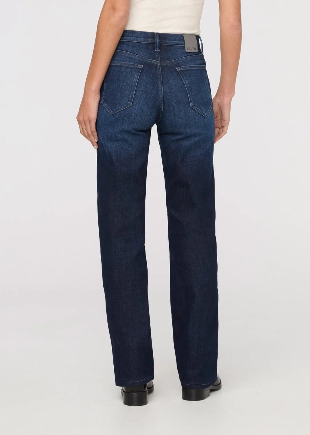 Boone Mountain Sports - W TECH FLEECE DENIM HIGH RISE STRAIGHT