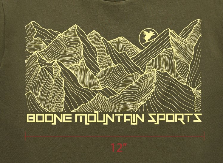 Boone Mountain Sports - M BOONE TOPO LONG SLEEVE